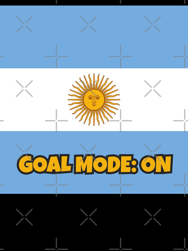 Argentina Soccer Fan Design – GOALMODE: ON Football Collection by LovelyHappyGift Unisex , , , Long Sleeve Tee