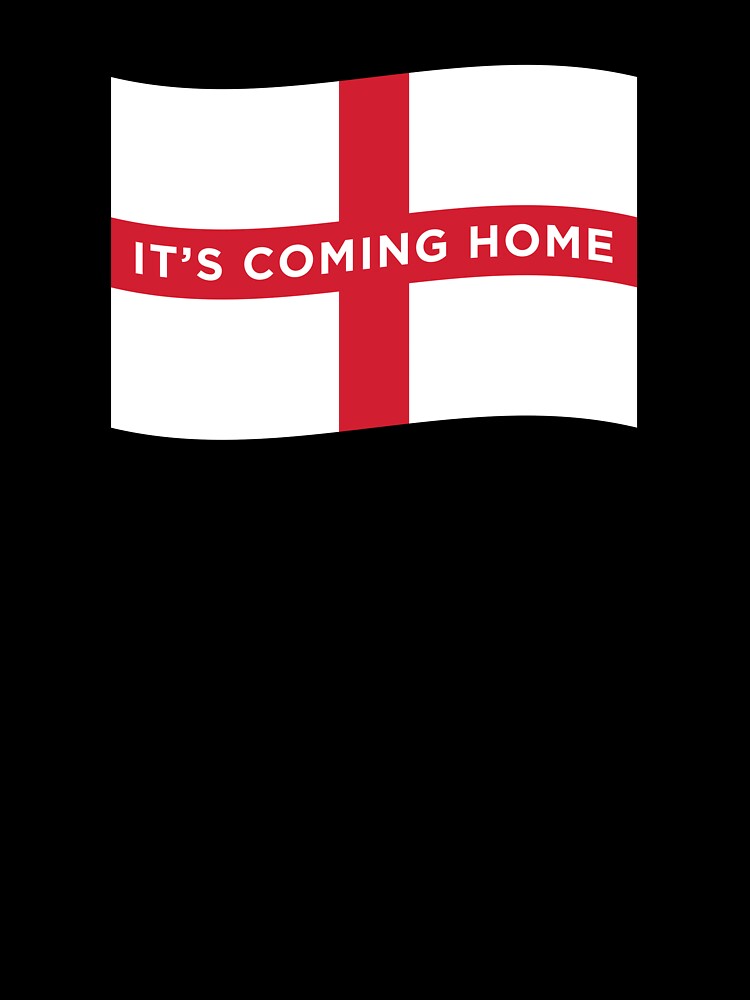It's Coming Home England Wave Flag (On Blue) by STUDIO-72 Unisex , , , Long Sleeve Tee