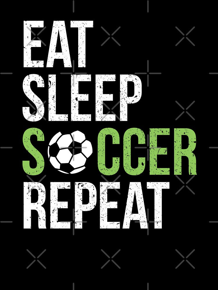 Eat Sleep Soccer Repeat Vintage by EstelleStar Unisex , , , Long Sleeve Tee