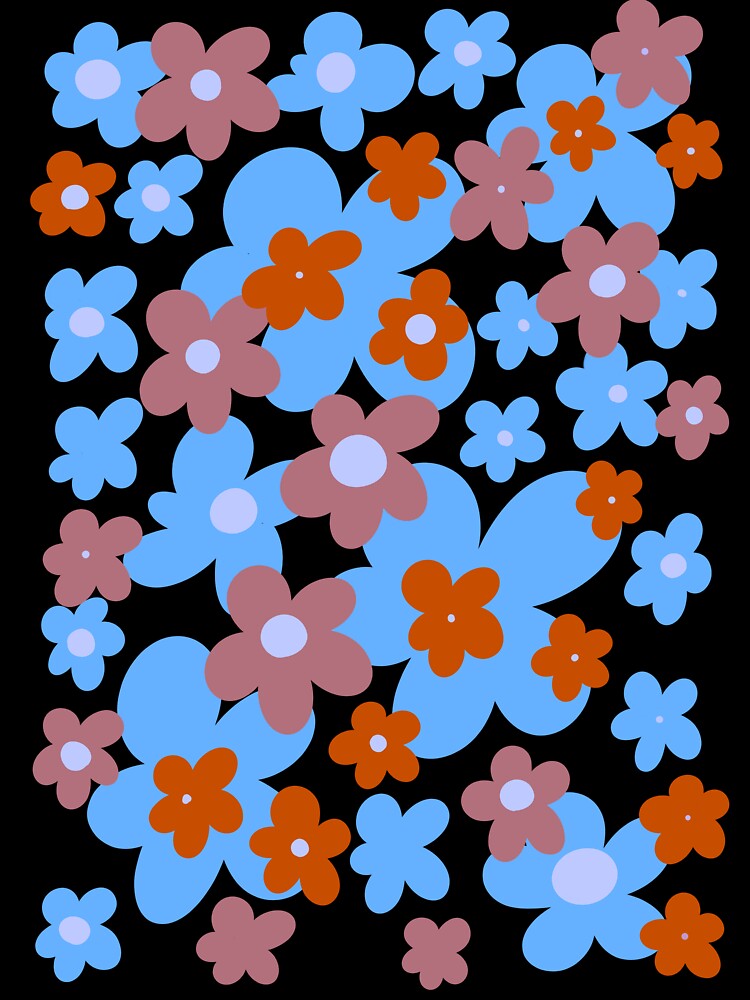 Stay Groovy Retro Flowers 90s cutie 2 by PDMT