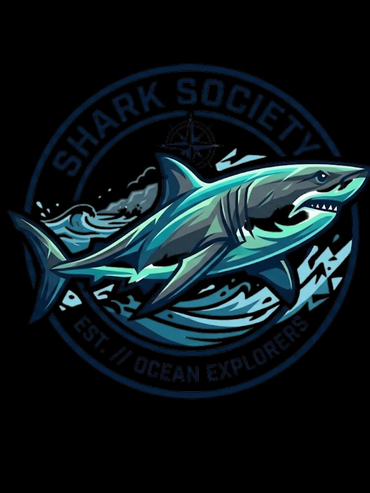 Shark Society Vintage Ocean Explorer Graphic by Wear Sculpt