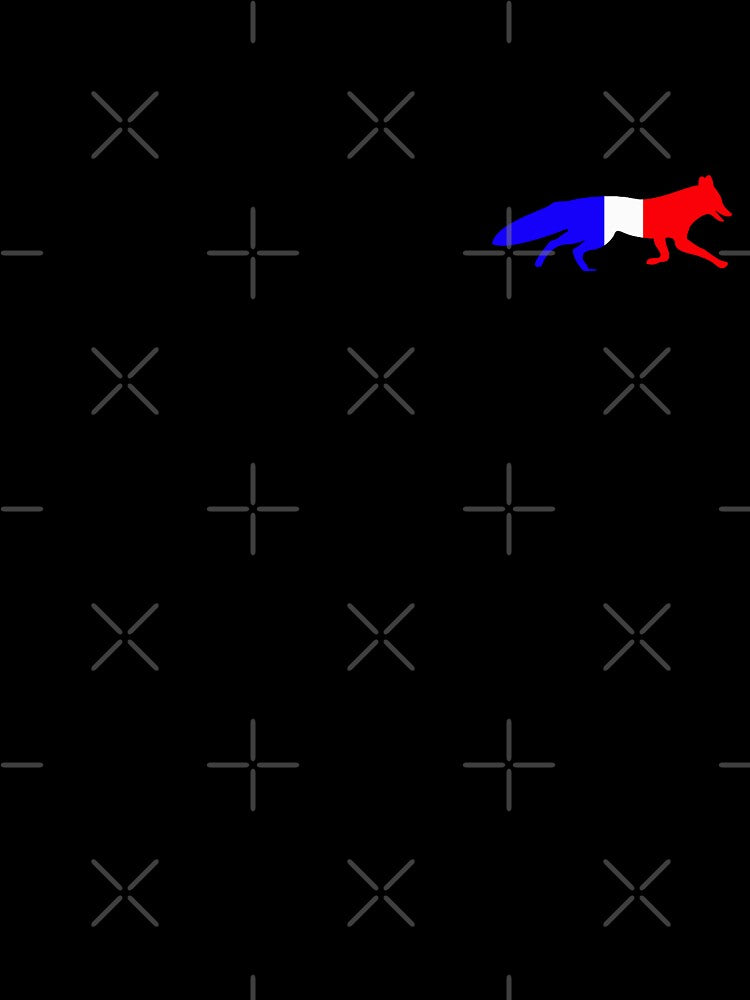 running foxes-frencj flag by wonderfloral