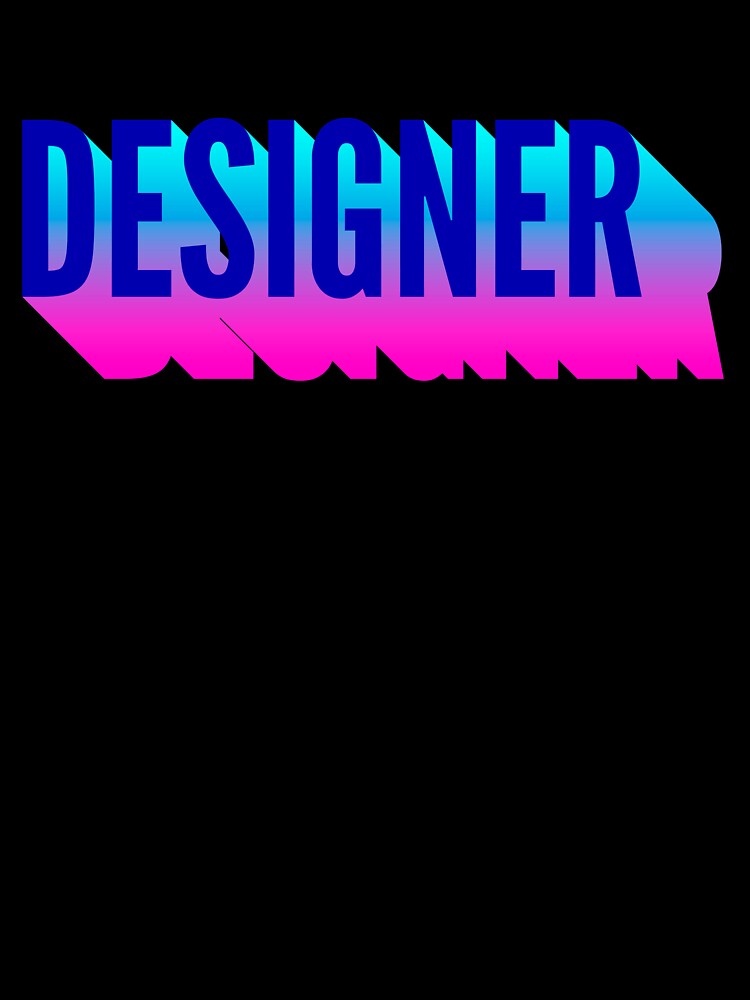 Designer With Long Gradient Shadow by SVPOD