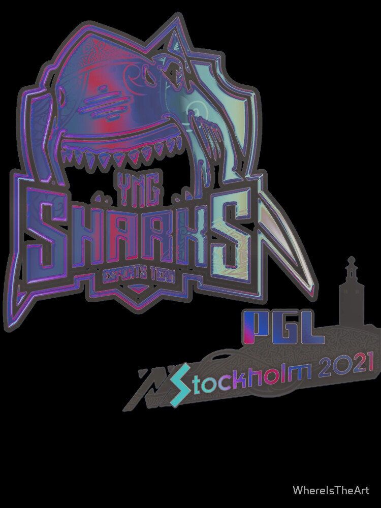 Sharks Esports Holographic Stockholm CS2 Art by WhereIsTheArt
