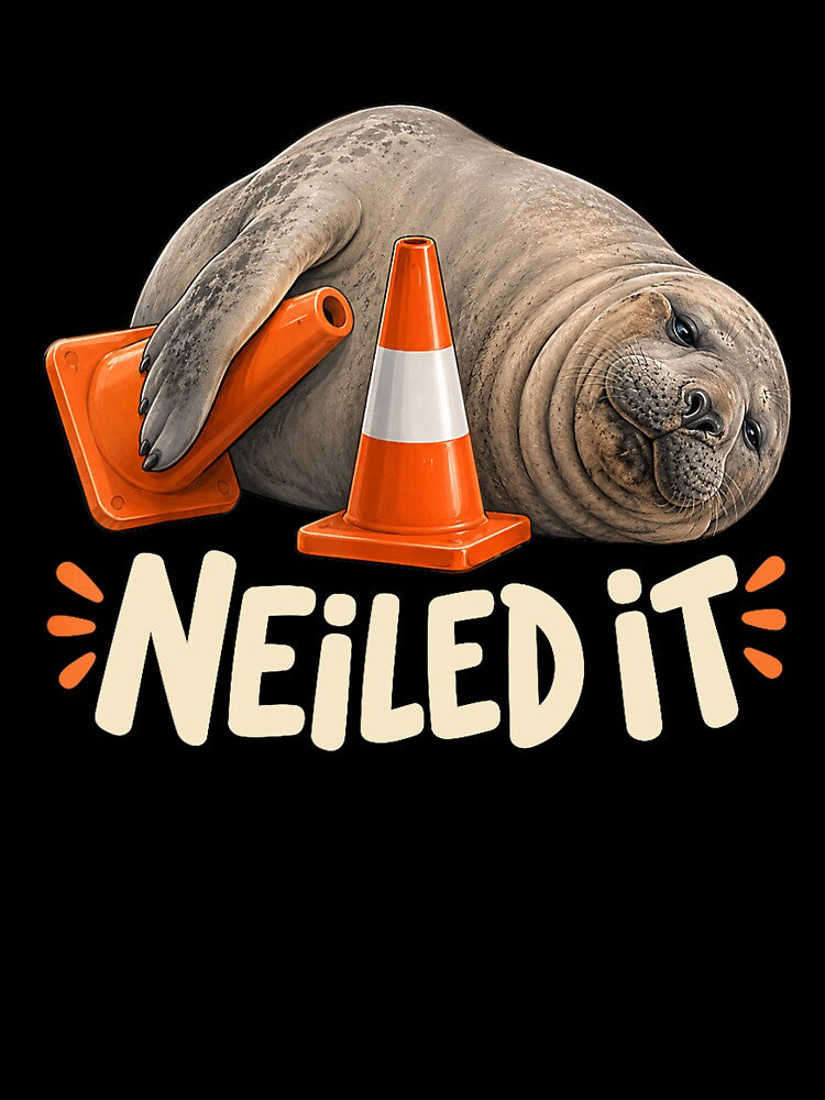 Neil The Seal Neiled It Funny Elephant Seal Meme by OMITTEROMINOUS