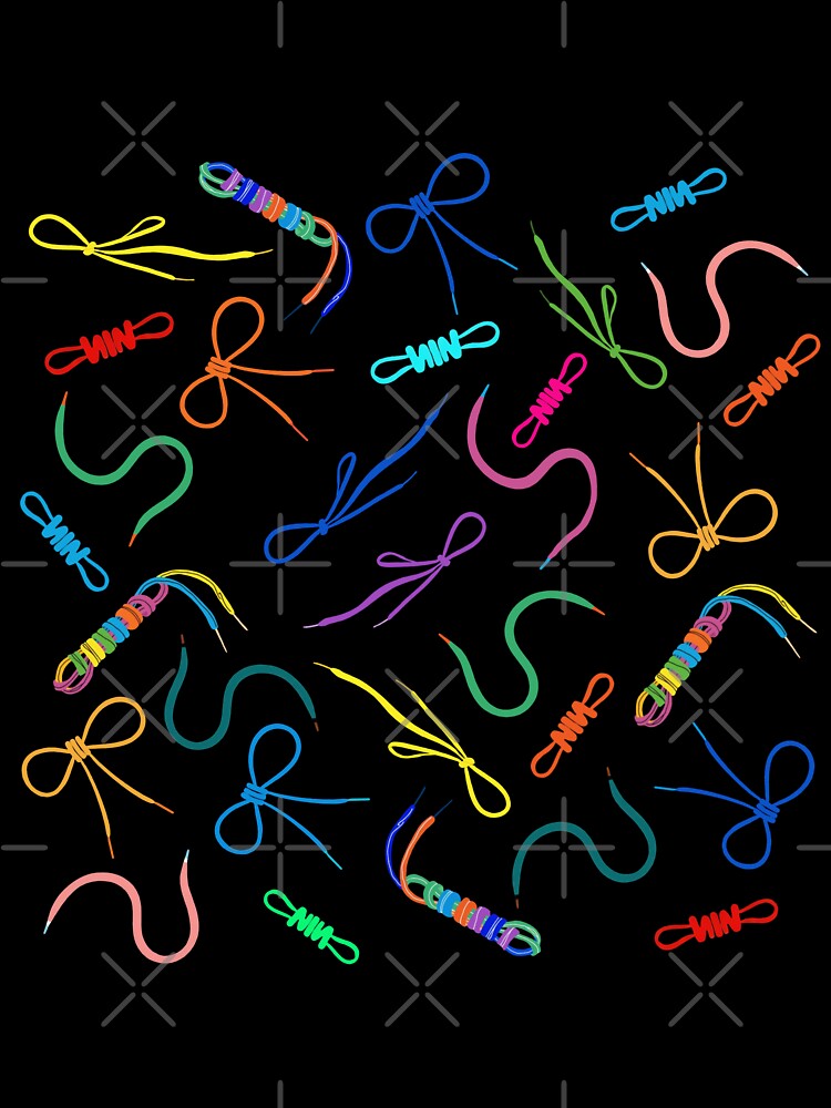 Shoe Laces Illustration Pattern | Urban/Youth Art by UnhingedBird