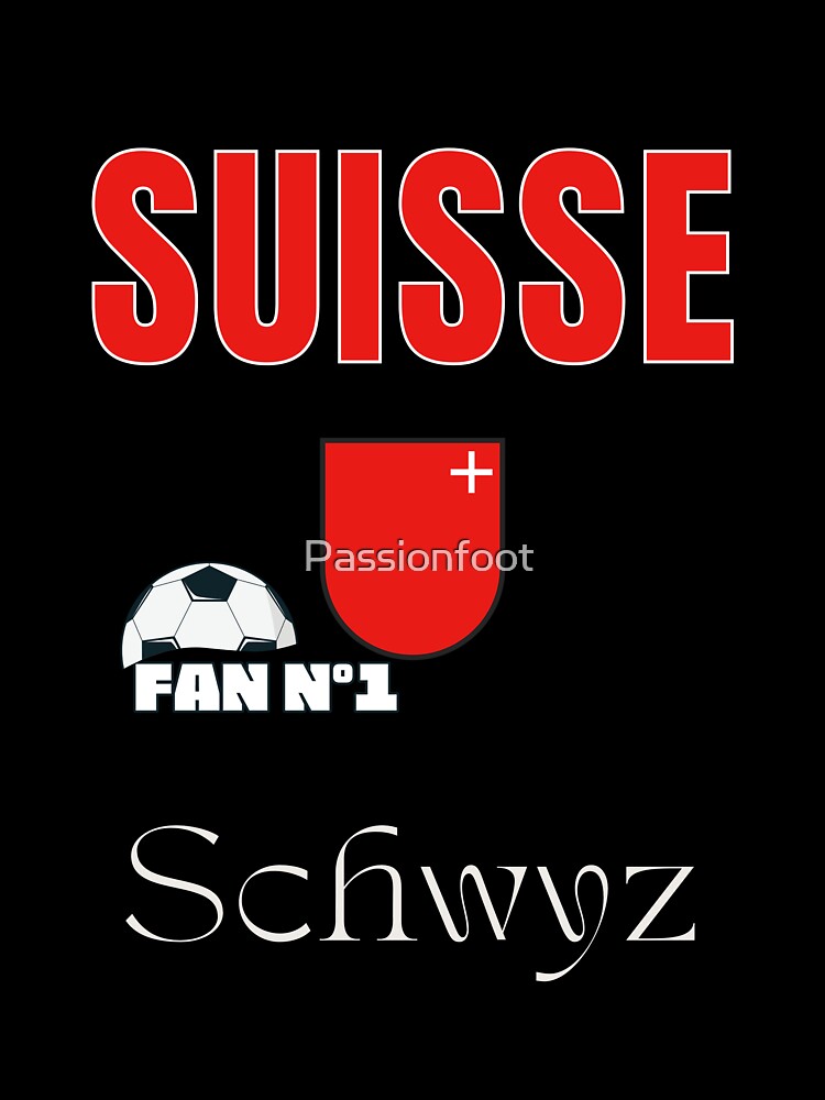 Schwyz fan number one Switzerland football-passion foot by Passionfoot Unisex , , , Long Sleeve Tee