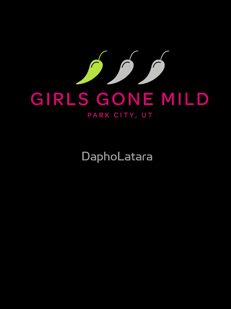 Retro Girls Gone Mild Park City Utah Pink Chili Pepper Adventure Design by DaphoLatara