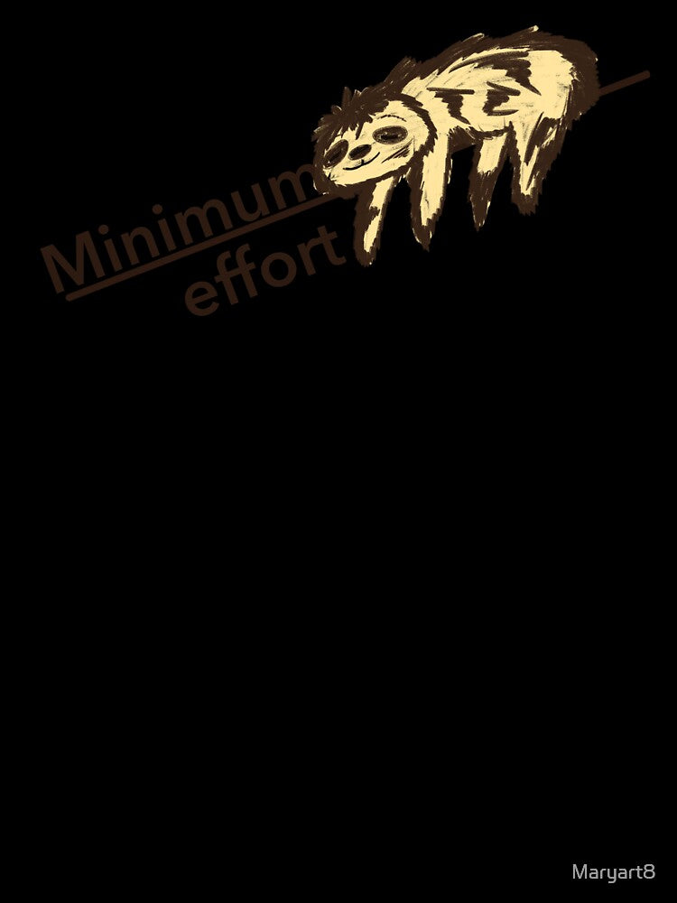 Minimum effort sloth by Maryart8