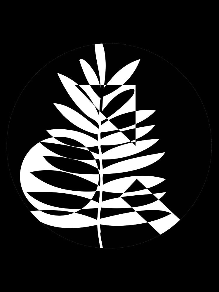 Geometric leaf - 2 by adiosmillet