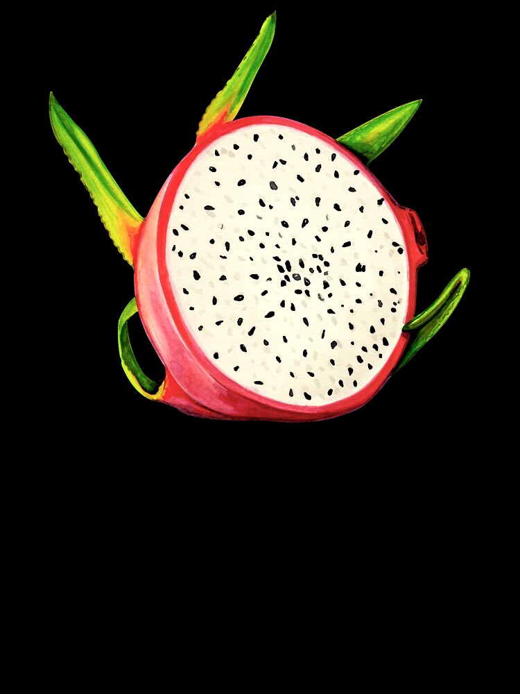 Dragon Fruit Pattern - Lime Green by Kelly  Gilleran