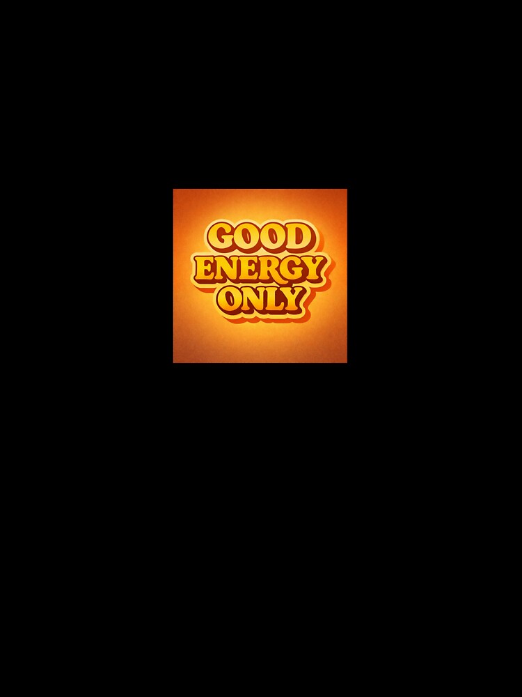Good Energy Only Retro Typography by QuietVibeDesign