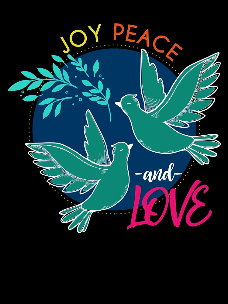 Joy Peace and Love by Zmunki