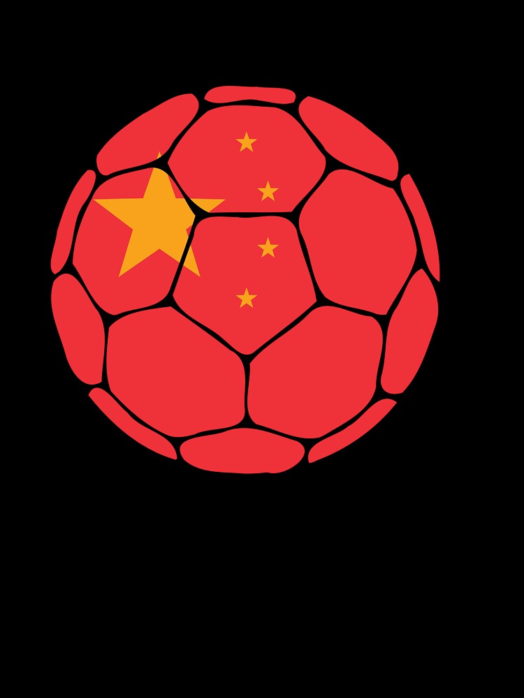 China Soccer Ball by ehgraphics15 Unisex , , , Long Sleeve Tee