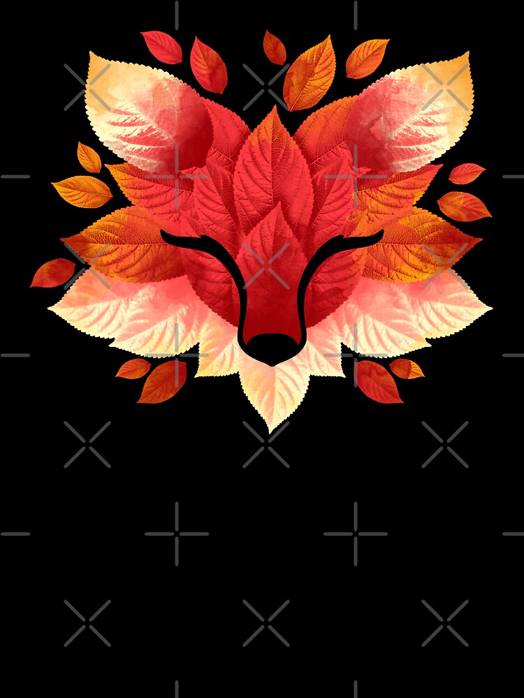 Fox of leaves by NemiMakeit