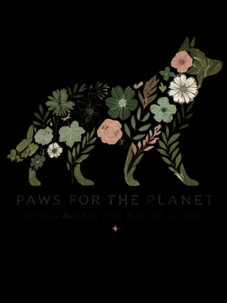 Floral Dog Promoting Green Living and Sustainability by yuxin2009