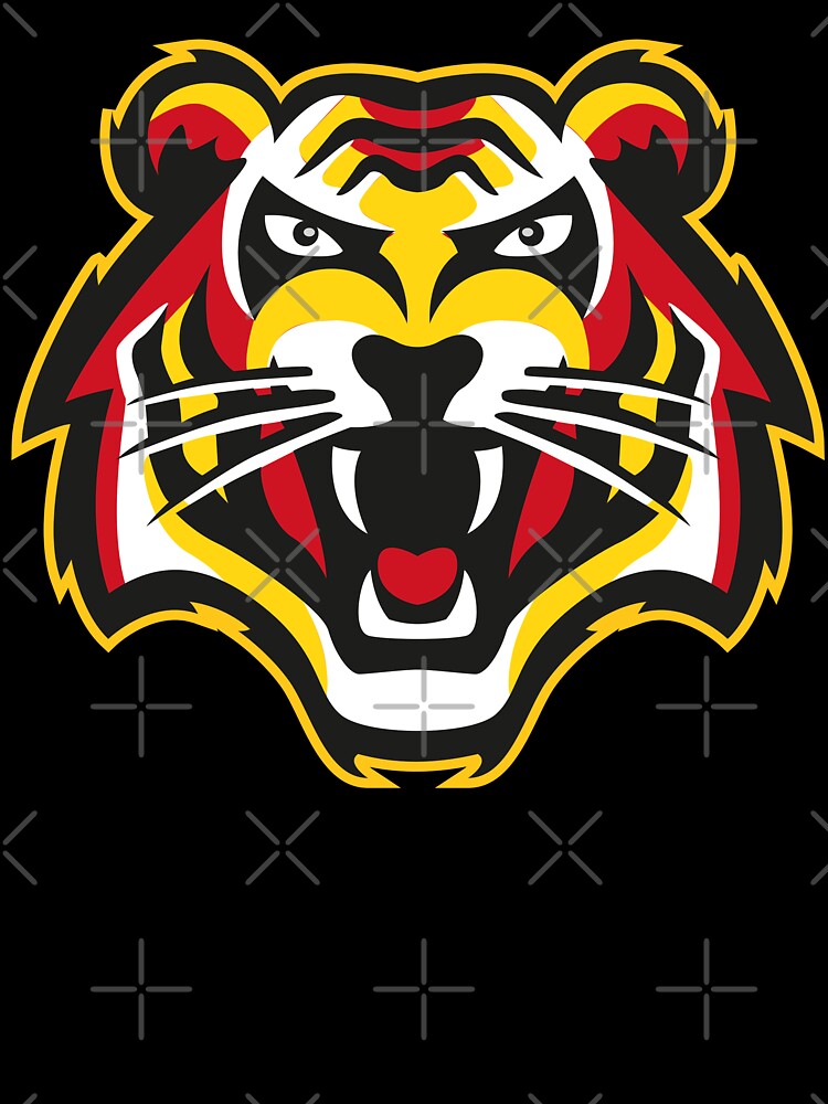 Roaring Tiger Face – Premium Streetwear Mascot by MerlinWear Unisex , , , Long Sleeve Tee