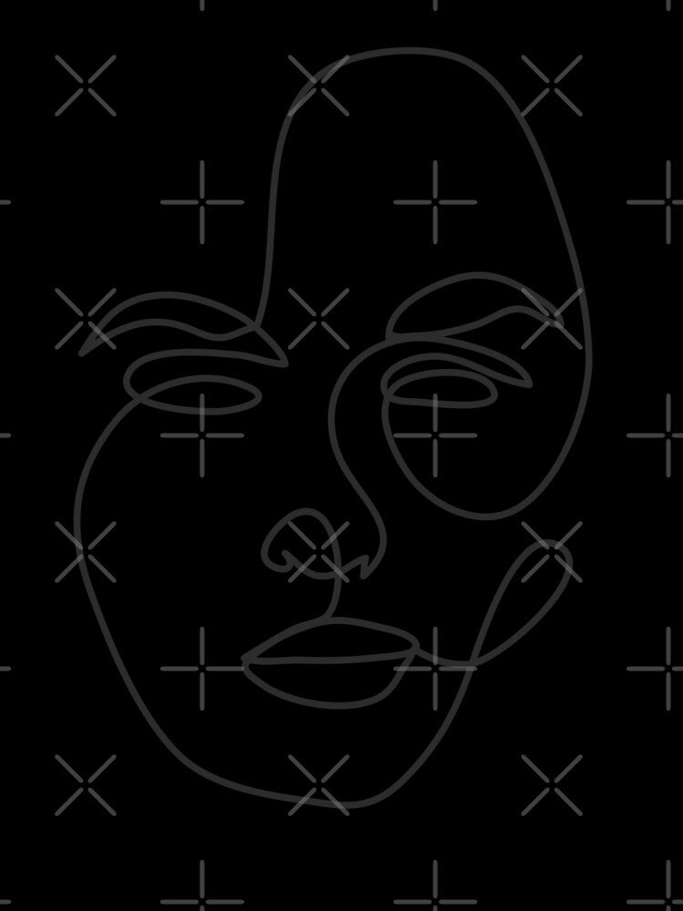 Face Line Art by wallflowerbee