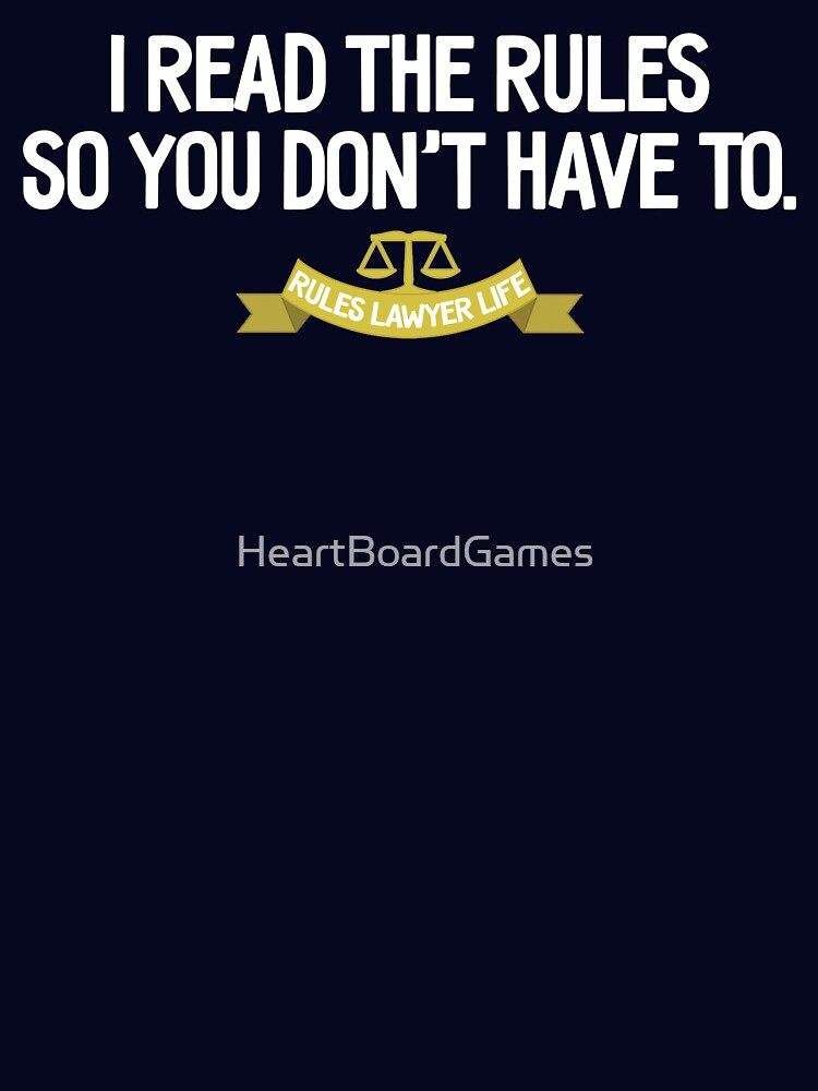 Rules Lawyer Life - I read the rules so you don't have to by HeartBoardGames