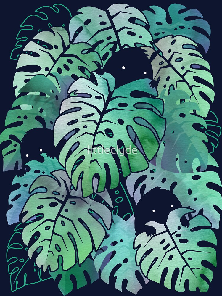 Monstera Monsters by littleclyde