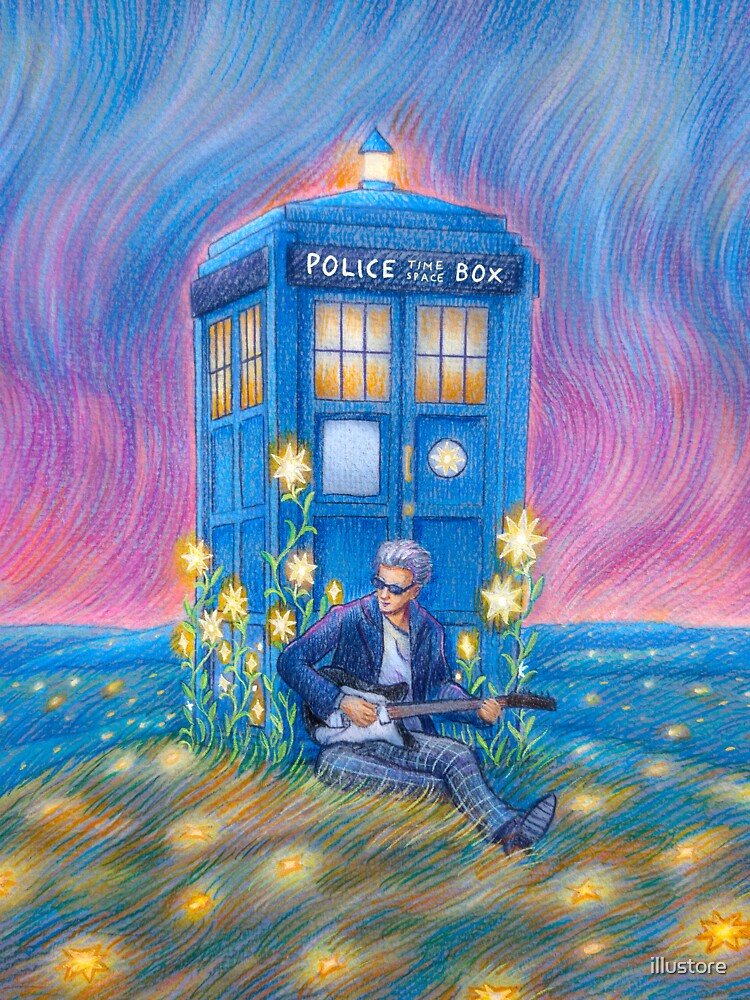 The Doctor playing a sad song by illustore