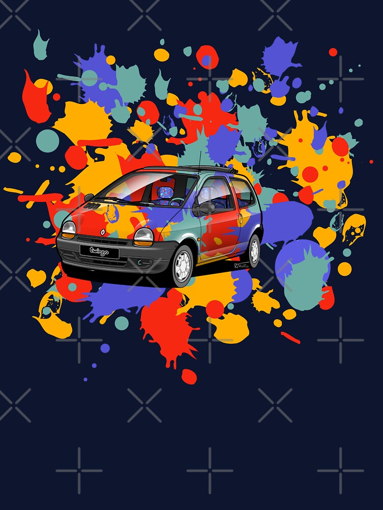 1993 Twingo 'Splat' Artwork by RJWautographics Unisex , , , Long Sleeve Tee