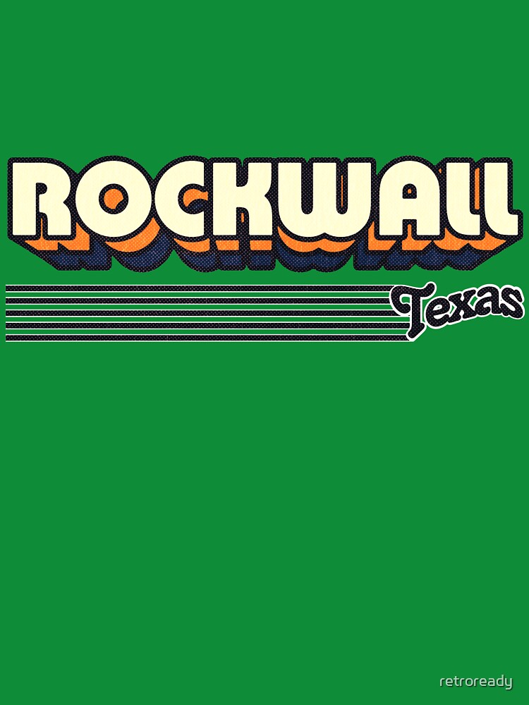 Rockwall, Texas | Retro Stripes by retroready