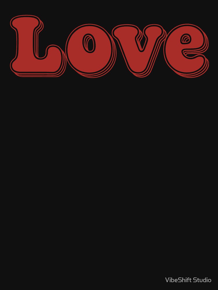 Bold Love Statement by VibeShift Studio