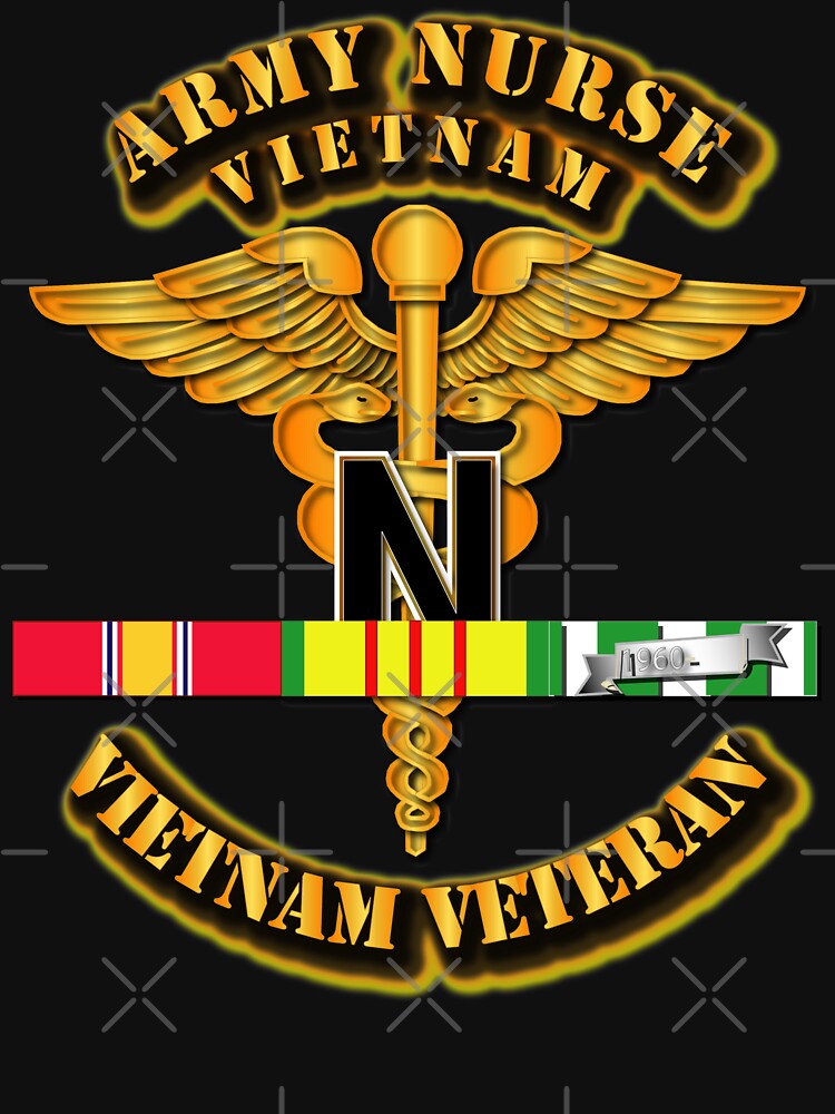 Army - Army Nurse with Vietnam Service Ribbons by Military Insignia Products