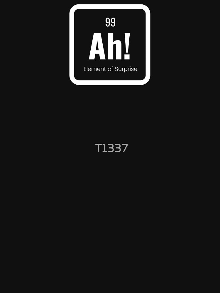 Ah the element of Surprise | Funny Element | by T1337