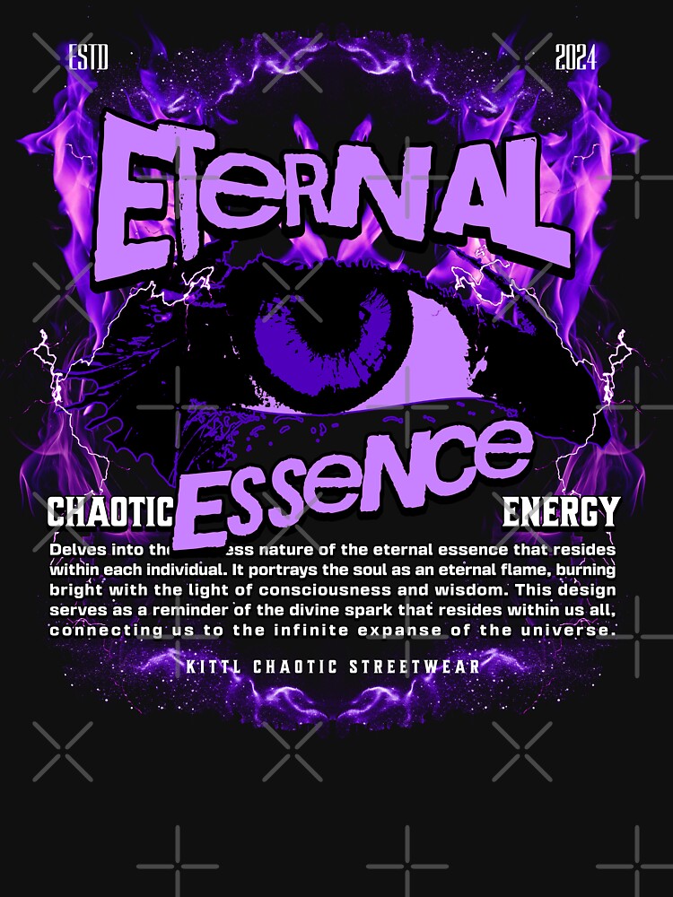 Eternal Essence Purple Eye Chaotic Energy by AerynnXIdris
