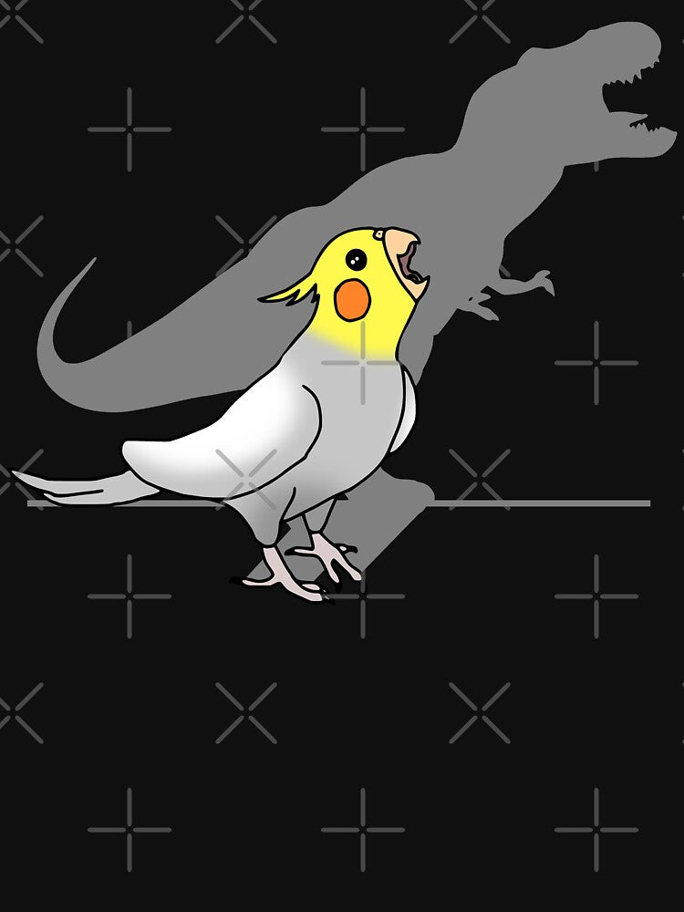 dinosaur shadow - cockatiel 2 by FandomizedRose