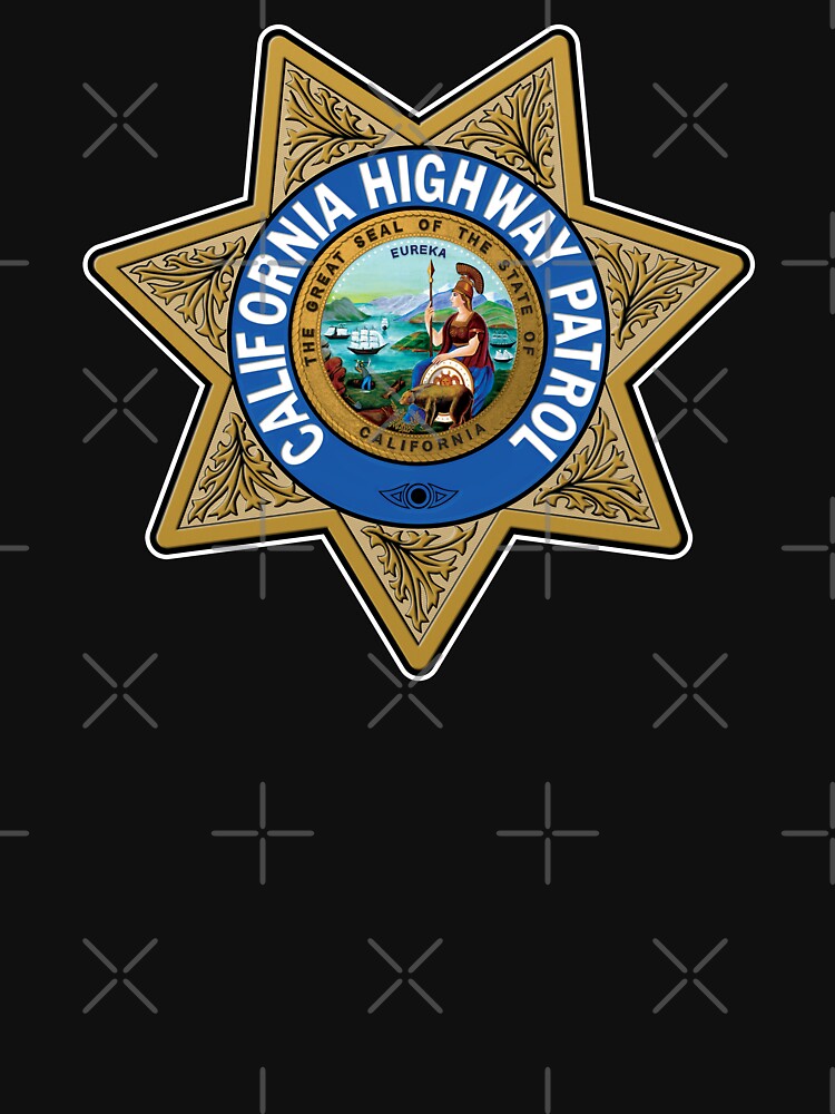 California Highway Patrol - badge - shield - logo - trooper Police by Osprey Tees