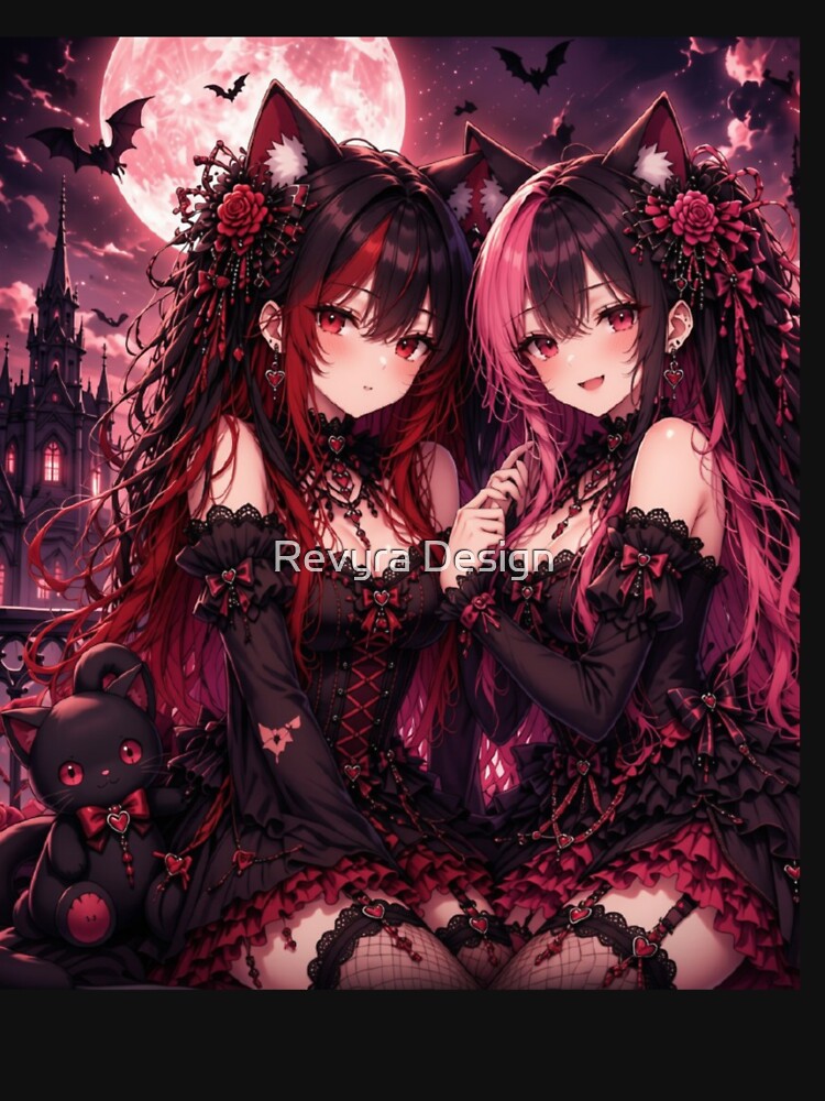 Copy of Copy of Copy of Copy of Copy of Copy of Copy of Copy of Copy of Copy of  Cute Gothic Anime Girl Everything Sucks by Revyra Design