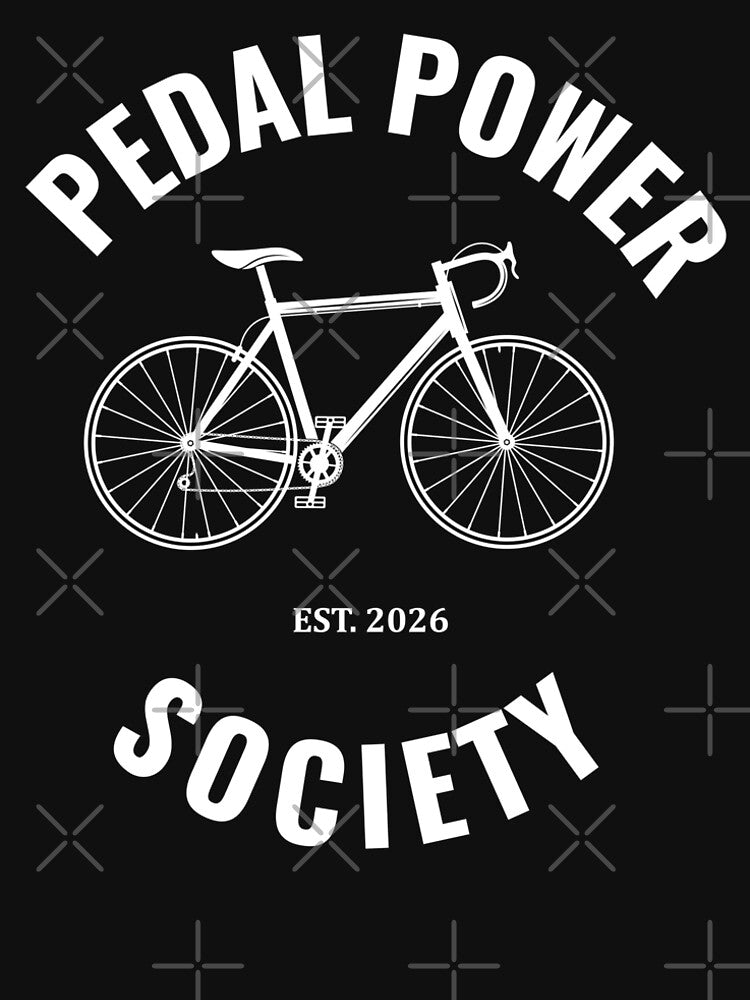 Pedal Power Society Cycling Badge - Urban Bicycle Club Design by ChainPower