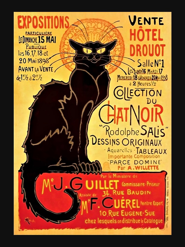 Le Chat Noir, Exposition particulière - 1896 by Djidiouf-PD