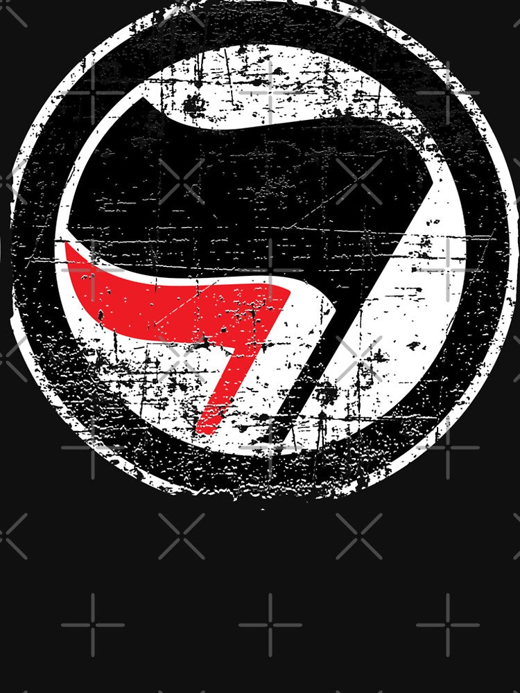 Antifa Red and Black Flag by LeftFist