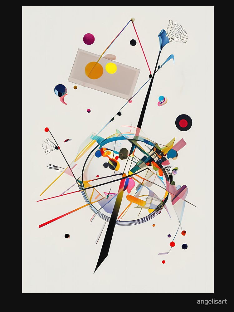 Modern abstract Art No12 by angelisart Unisex , , , Long Sleeve Tee