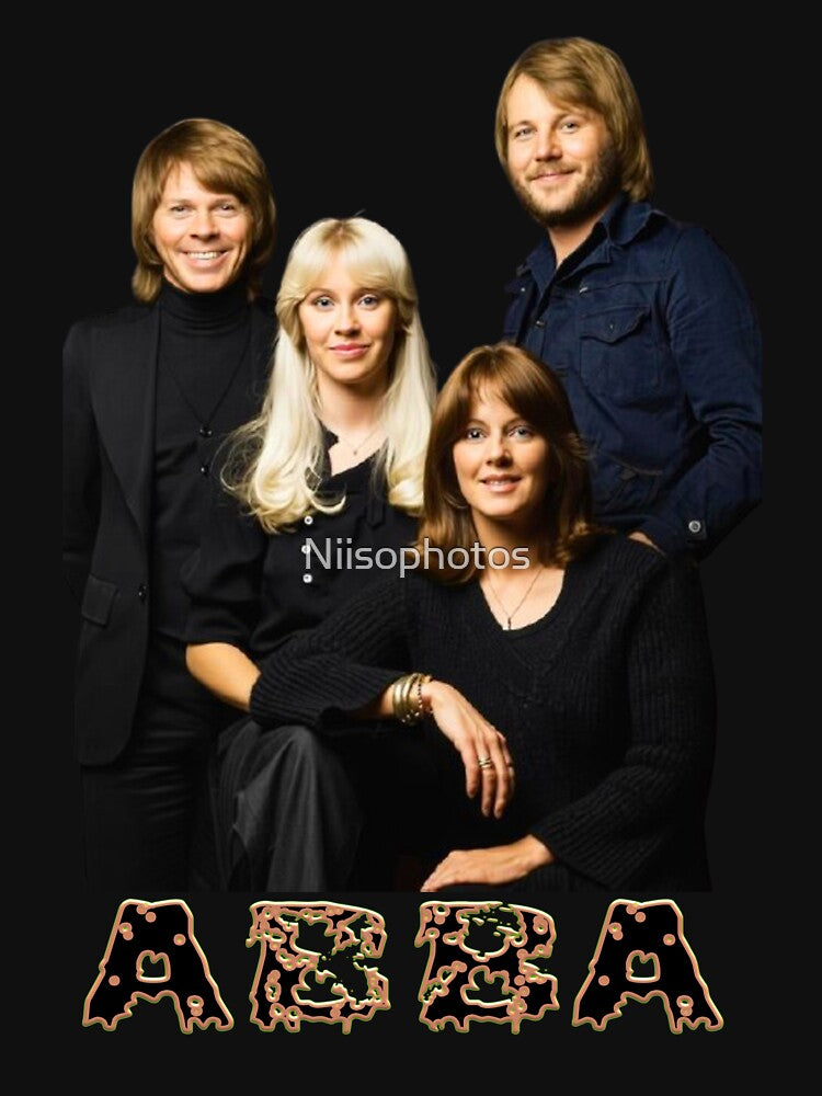 Vintage Disco Era Pop Quartet Glowing Portrait by Niisophotos