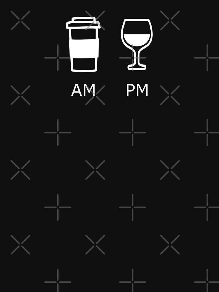 Am To Pm Coffee Wine Cocktail Mojito Rum Coke Office Job Party Animal by natpagle