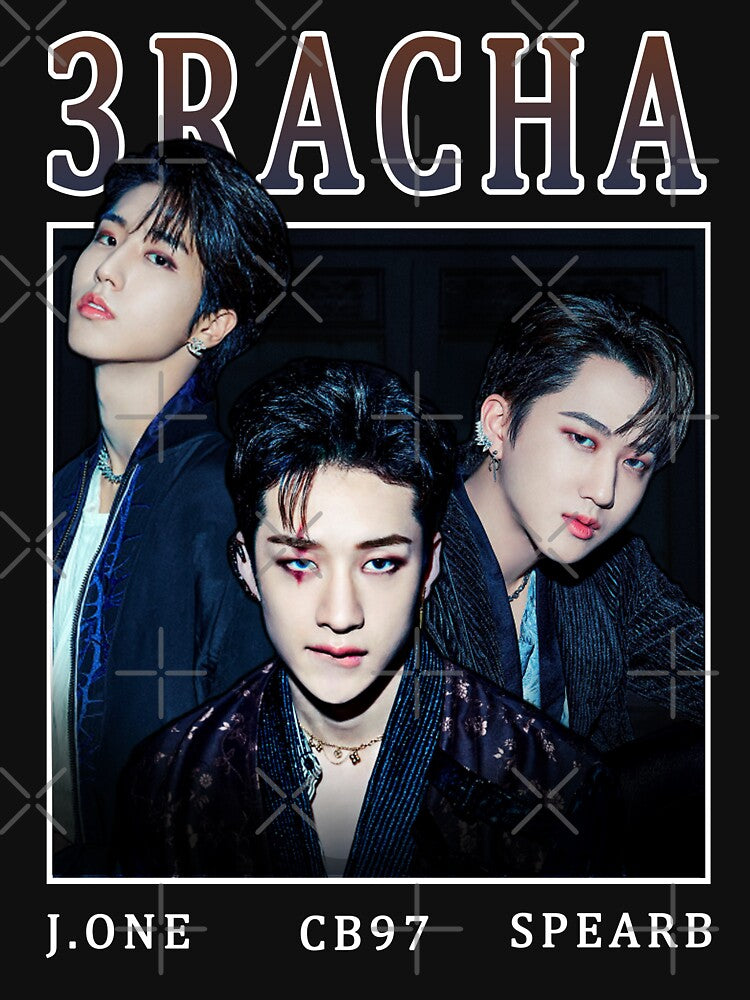 3RACHA Stray Kids Vintage Retro Kpop Band Style 90s by SugarSaint