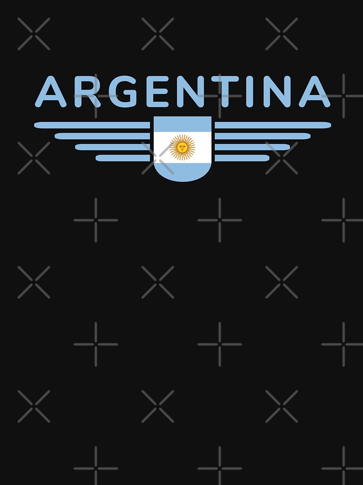 Unique Argentina fan design by ElvisU Unisex , , , Long Sleeve Tee