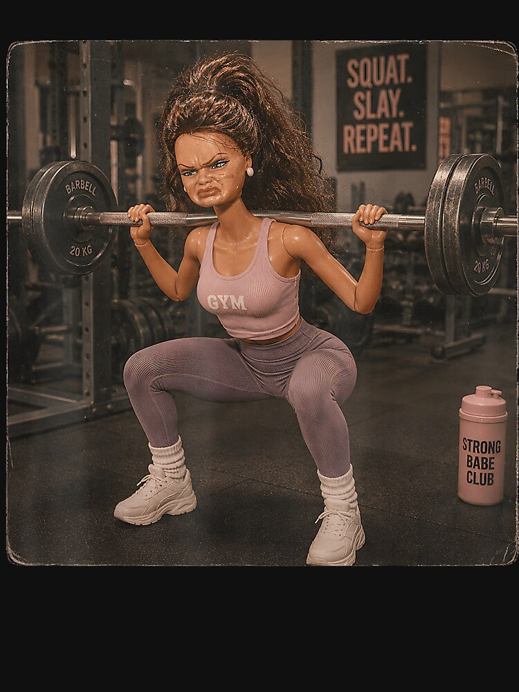 Disgusting Gym Girl Weightlifting Workout Meme Fitness by DarylPope