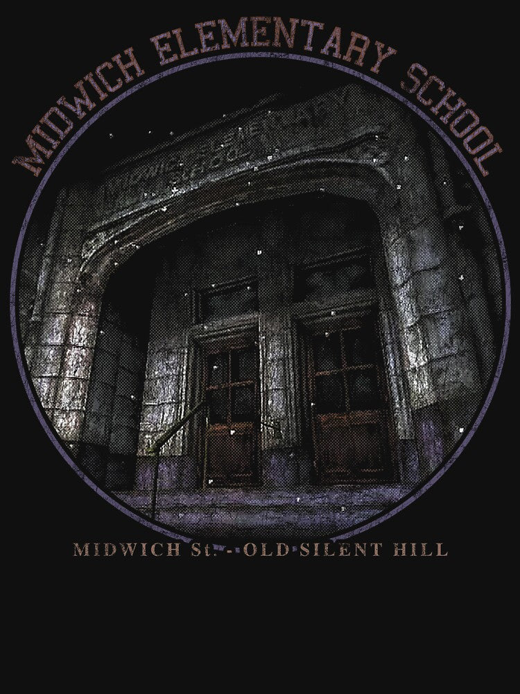 1999 Silent Hill 1 Midwich Elementary School Distressed by Power Up Prints