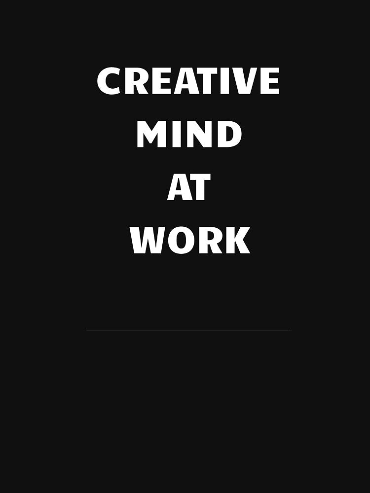 Creative Mind At Work – Funny Creative Thinker Design by Nikoverse