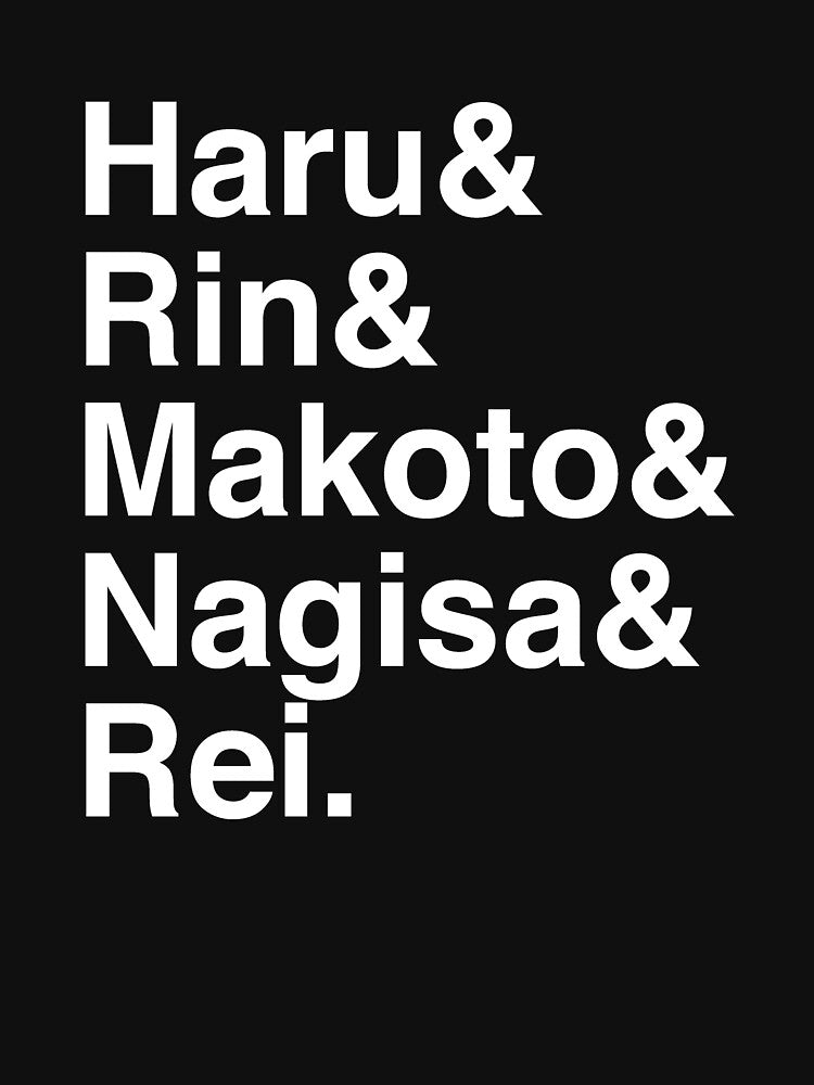 Haru & Rin & Makoto & Nagisa & Rei. (Free!) (Inverse) by Kitmagic