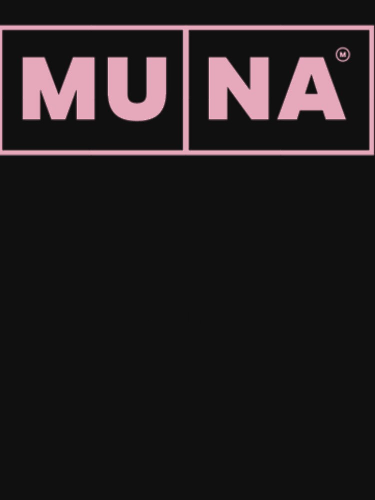 Muna  Silk Chiffon  Baby Pink Aesthetic Logo by AlexaGuillon