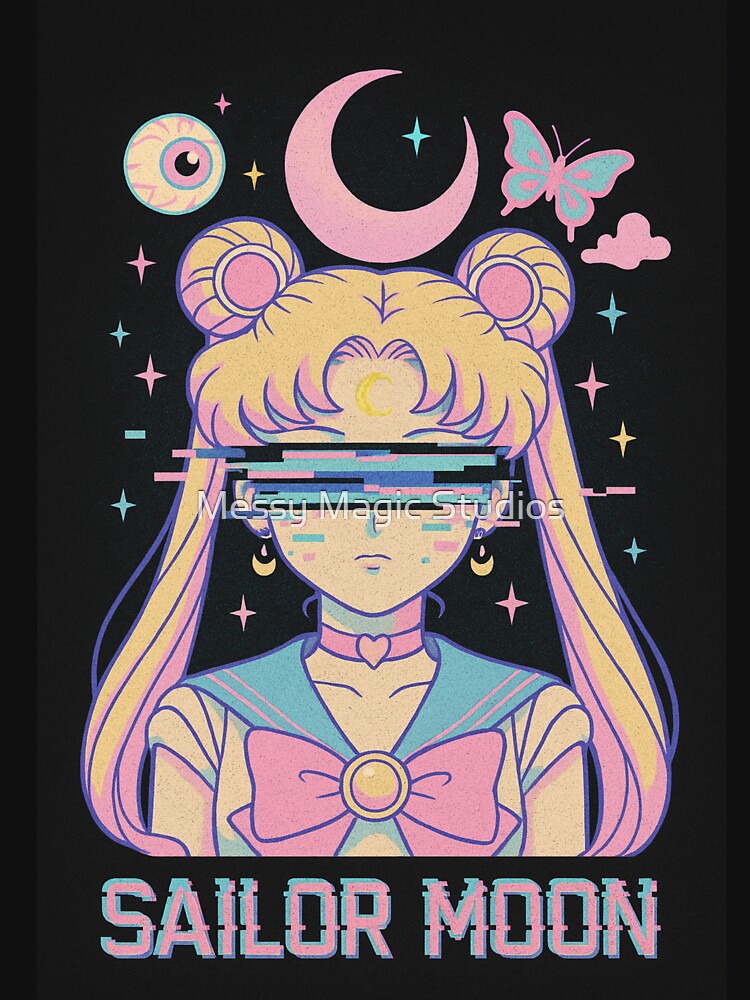 Vaporwave Sailor Moon by Messy Magic Studios