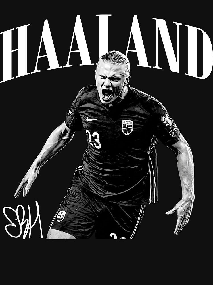 Erling Haaland Norway Football World Cup 2026 signature by DonetTrent Unisex , , , Long Sleeve Tee