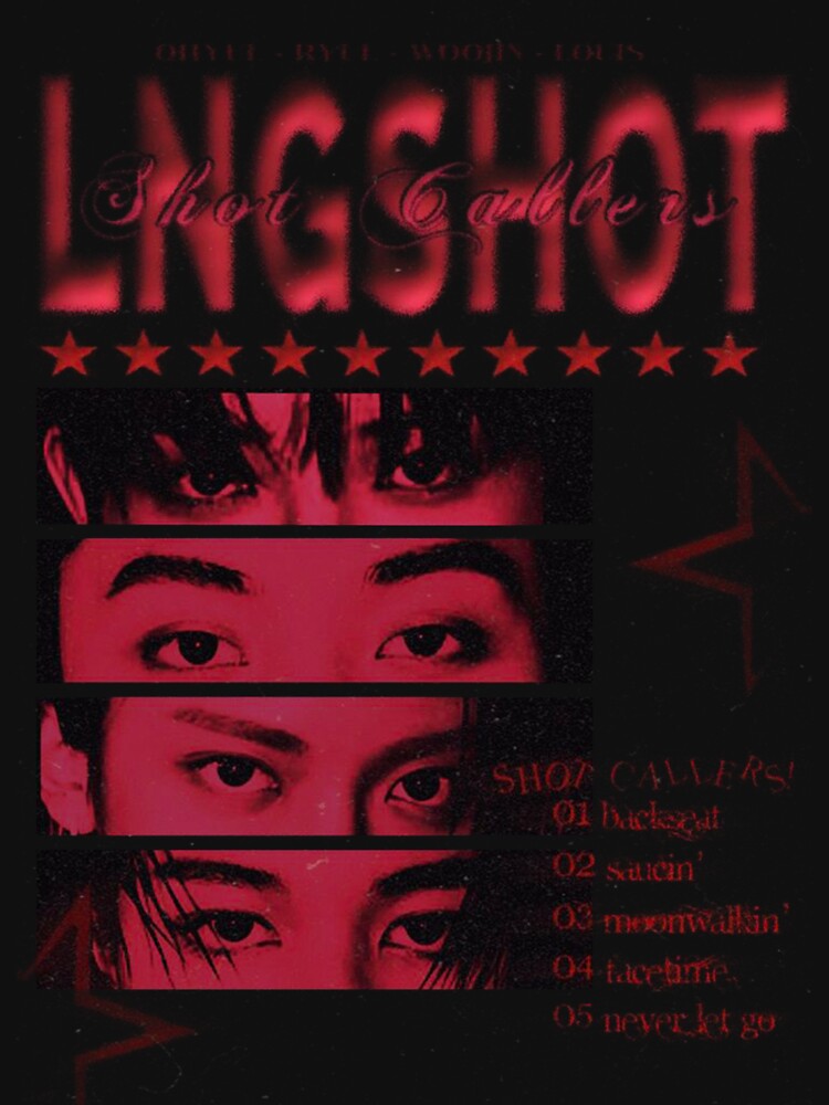 LNGSHOT Shot Callers Red Noir Eyes Graphic by moamaxshop